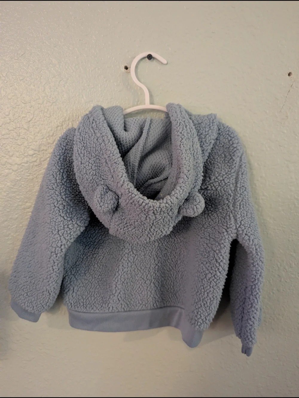 Carter's Baby Blue Sherpa Hooded Jacket